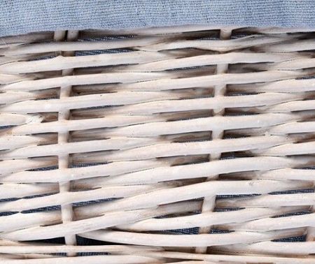 Корзина для белья WasserKRAFT Rossel 40x34x16 WB-280-M Белая