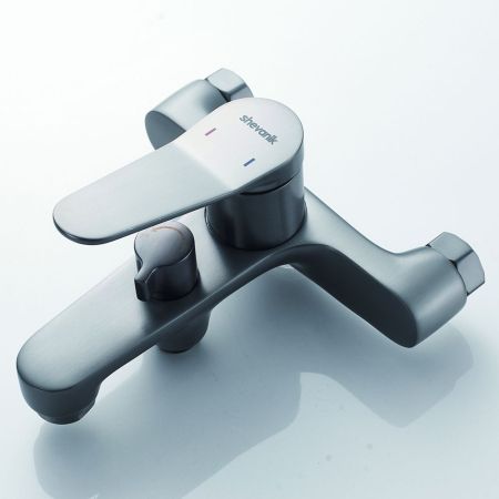 Смеситель для ванны Shevanik S6202T, оружейная сталь, артикул S6202T