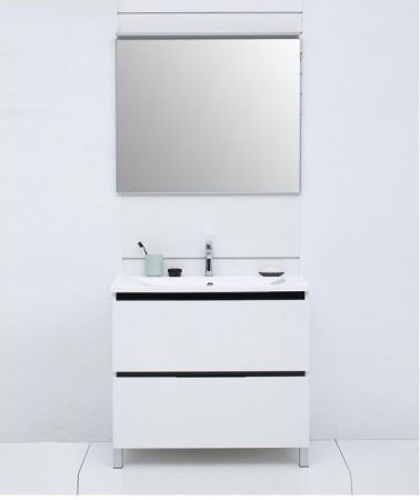 Зеркало De Aqua Сильвер 8075 серебро (без фацета), артикул SIL 404 080 S