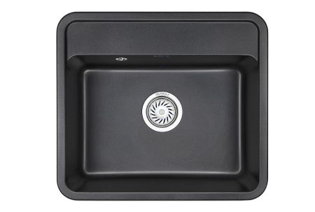 Кухонная мойка GRANULA Стандарт (5601, ЧЁРНЫЙ), артикул 5601, ЧЁРНЫЙ