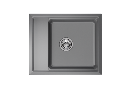 Кухонная мойка Granula 6004, АЛЮМИНИУМ, артикул 6004, АЛЮМИНИУМ