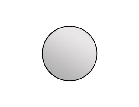 Зеркало Cersanit  ECLIPSE smart 60x60 с подсветкой круглое в черной рамке (64146), артикул 64146