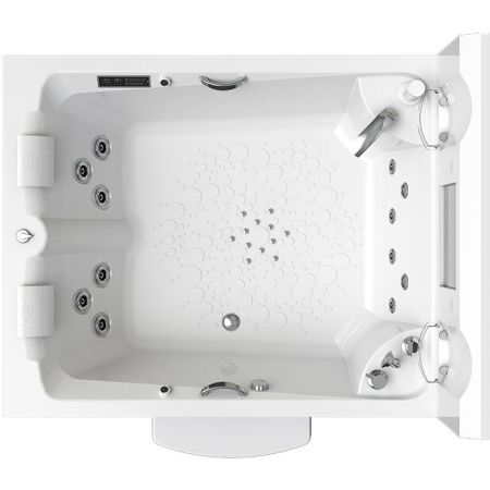 Бассейн Radomir Римини 190x150 1-30-0-0-0-047 Белый с гидромассажем