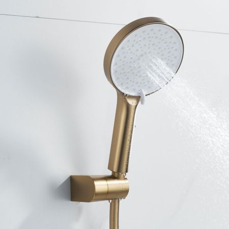 Смеситель для душа Shevanik S4716G, золотой сатин