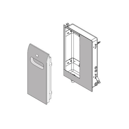 Effegibi Aquasteam Smart Парогенератор, 42x11x64см, с гидроизоляционным матом Schlüter, производительность пара: 6,6 кг/час, цвет: RAL 9003, артикул HA CM AS 0010
