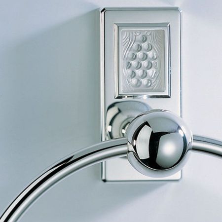 THG METROPOLIS CRISTAL CLAIR Полотенцедержатель-кольцо, цвет хром