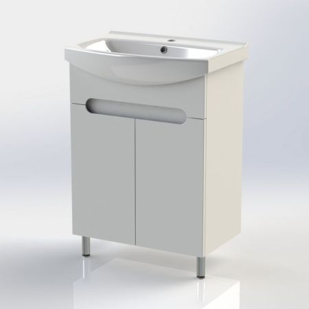 Тумба с раковиной Orange Рио 60 TR 60-01 C Белая, артикул TR 60-01 C