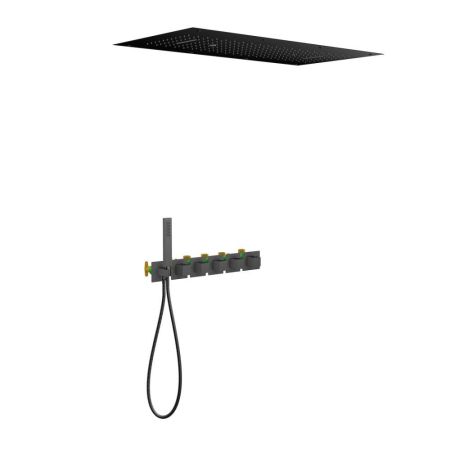 Душевая система встроенная с термостатом Timo Petruma SX-5329/03SM черный, артикул SX-5329/03SM