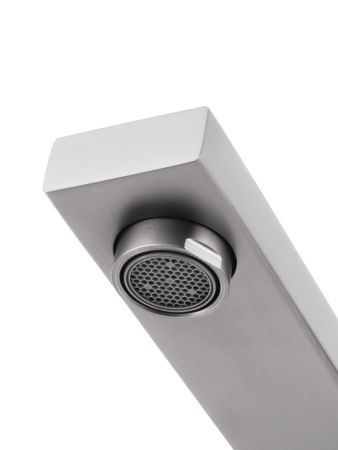 Смеситель для раковины встраиваемый WONZON & WOGHAND, Брашированный никель (WW-105-BS)