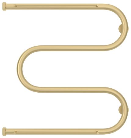 Полотенцесушитель водяной "М-обр.+" 2П 600х600 Н. Г. 1" (Матовая шампань), артикул 022-4008-6060