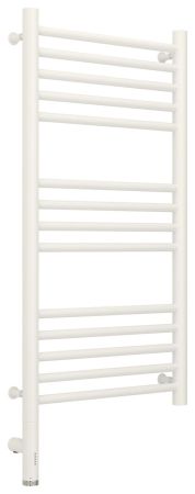 Полотенцесушитель, Сунержа, Богема 3.0, прямая, электрический, ширина, мм-432, глубина, мм-75, высота, мм-924, межосевое расстояние-400, подключение-нижнее слева, мощность, Вт-300, материал-нержавеющая сталь, назначение-система электроснабжения, цвет-белы, артикул 30-5804-8040