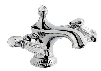 Emmevi The One Atena, смеситель для раковины. Прозрачные кристаллы Swarovski, цвет хром