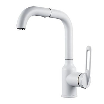 Смеситель для раковины Raffine F201C, белый