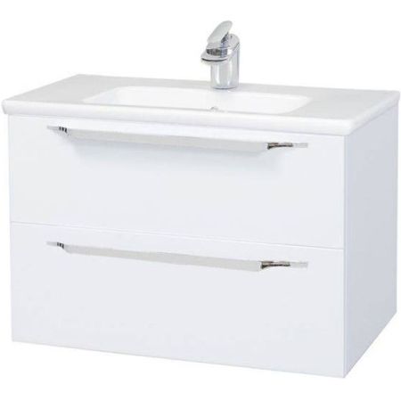 Тумба под раковину Bellezza Луиджи 80 4639213270014 подвесная Белая, артикул 4639213270014