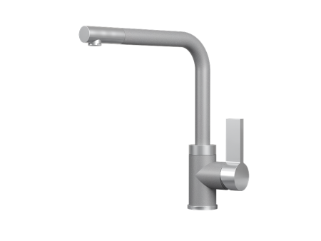 Смеситель для кухни GRANULA (5504, АЛЮМИНИУМ), артикул 5504, АЛЮМИНИУМ