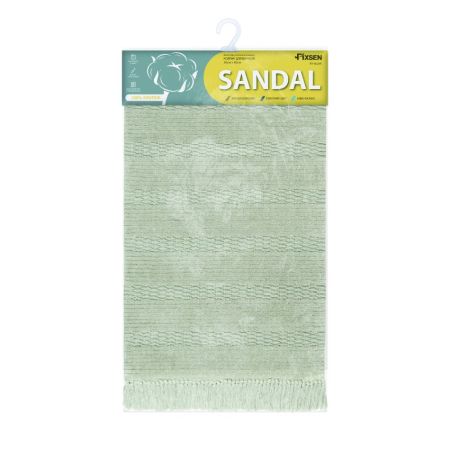 Коврик для ванной комнаты FIXSEN SANDAL FX-8020N, светло-серый, артикул FX-8020N