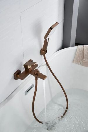 Смеситель для ванны Knotlor KN-22/RB, бронза, артикул KN-22/RB