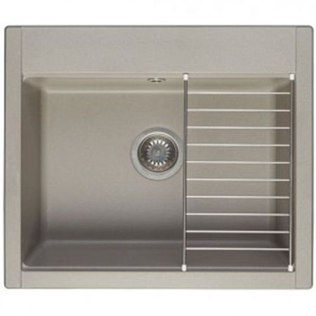 Кухонная мойка Акватон Делия 60 1A715232LD250 Серый шелк, артикул 1A715232LD250