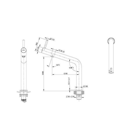 Смеситель для кухни Bravat Ozen F7354388CP-ENG, хром