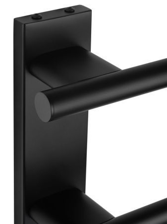 Полотенцесушитель электрический WONZON & WOGHAND NÜRNBERG, Черный матовый (WW-AL345-MB), артикул WW-AL345-MB