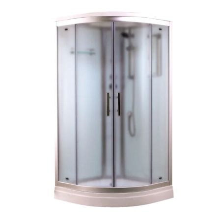 Душевая кабина Timo Standart Silver Fabric T-6601SF, 100x100x220