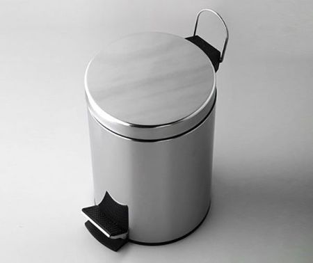 Ведро для мусора WasserKRAFT K-635 Хром, артикул K-635