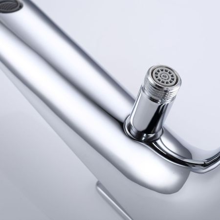 Смеситель для ванны напольный VTF-102CH однорычажный, хром, артикул VTF-102CH