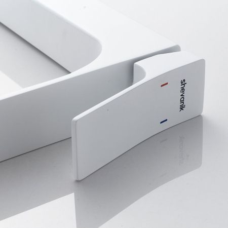 Смеситель для раковины высокий Shevanik S6111C, белый