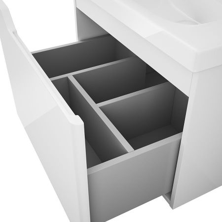 Тумба Hella 65, белый лак, артикул OW24.01.00