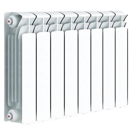 Биметаллический радиатор Rifar Base 350 8 секций с боковым подключением