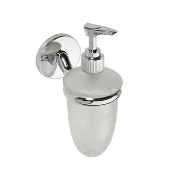 Дозатор для жидкого мыла ALFA настенный 250ml 75x165x120мм, хром