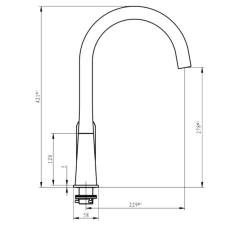 Смеситель для кухни Savol SK-H6004, хром/белый, артикул SK-H6004