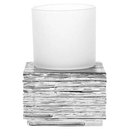 Стакан для зубных щеток Ridder Brick 22150127 Серебрянный, артикул 22150127