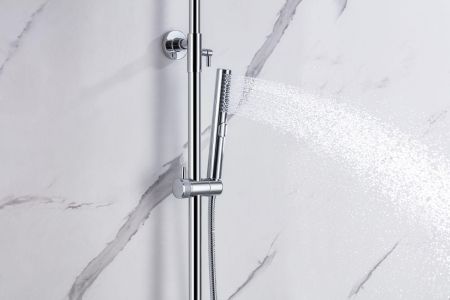 Душевая стойка Allen Brau Priority 5.31A10-00 хром, артикул 5.31A10-00