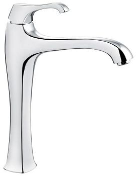 Emmevi Ares, однорычажный кухонный смеситель (излив 21,6 см), без донного клапана, цвет хром