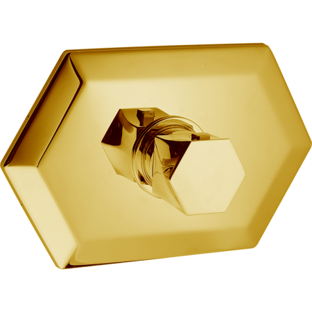 CISAL Cherie Внешняя часть встраиваемого термостатического смесителя для душа, цвет золото, артикул CE00720024