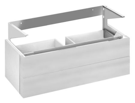 Тумба под раковину Keuco Edition 300 30384 212400 high-gloss white alpine/white, артикул 30384382100