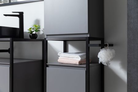 Полотенцедержатель для пеналов Allen Brau Priority 1.31008.BB черный браш, артикул 1.31008.BB