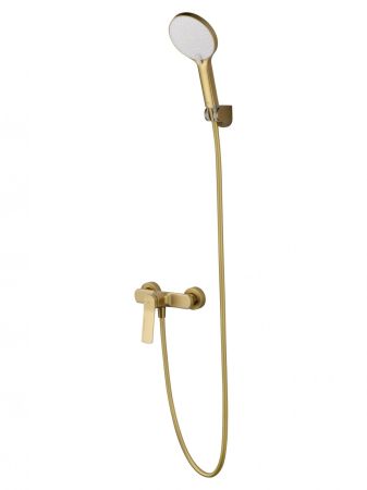 Смеситель для душа WONZON & WOGHAND, Брашированное золото (WW-B2585-BG)
