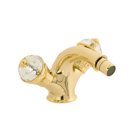 PRESTIGE CRYSTAL Смеситель для биде, золото, артикул 28015