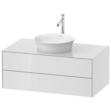 Duravit White Tulip Тумбочка подвесная,  408x1000x550 мм, 2 ящика, цвет: белый высокоглянцевый, артикул WT498608585