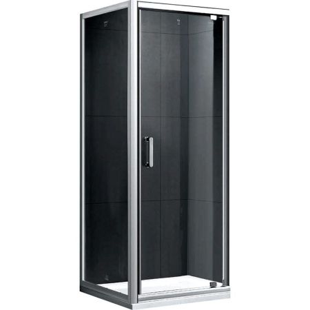 Душевой уголок Gemy Sunny Bay 100х75 прямоугольный профиль Хром стекло прозрачное, артикул S28160-A75