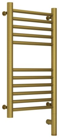 Полотенцесушитель электрический "БОГЕМА 3.0" прямая 600х300 / МЭМ правый (Состаренная латунь), артикул 051-5805-6030
