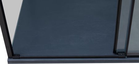 Душевая дверь Aquanet Pleasure Evo 140 AE65-N140-BT профиль черный, прозрачное стекло, артикул AE65-N140-BT