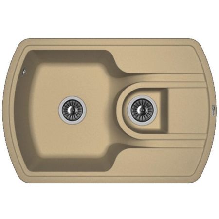 Кухонная мойка Florentina Нире-760К 20.200.D0760 Антрацит, артикул 20.200.D0760.302