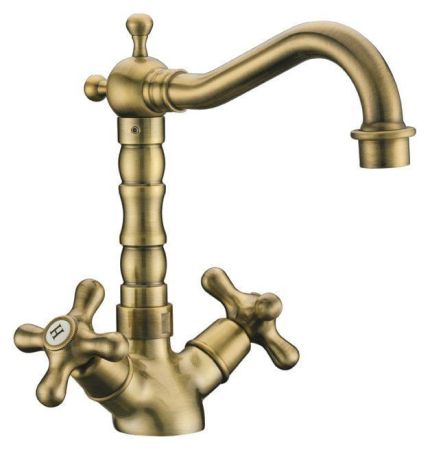 Смеситель для раковины CEZARES retro-2 бронза Opadiris