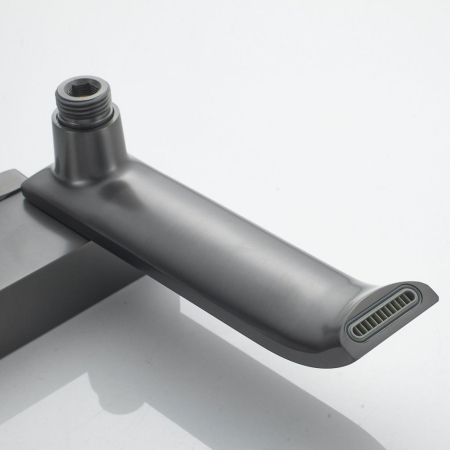 Смеситель для ванны Shevanik S4002T, оружейная сталь, артикул S4002T