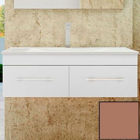 Тумба с раковиной SanVit Квадро Lux 120 kkvad120 в цвете Ral подвесная Капучино, артикул kkvad120