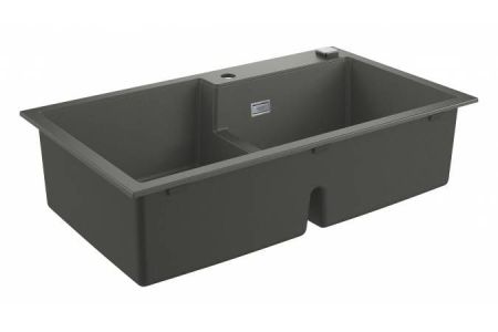 Мойка GROHE K500 с 2 чашами, 860 x 500 мм, серый гранит (31649AT0), артикул 31649AT0