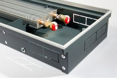 Внутрипольный конвектор Techno Usual KVZ 200-65-2400 без решетки Внутрипольный конвектор Techno Usual KVZ 200-65-2400 без решетки